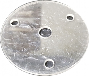 Standplatten Unterlage für den Vierpass  1mm oder 1,5 mm stark