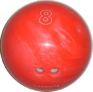 Bowling Ball Urethane 8 LBS Typ Winner