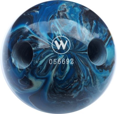 Kegelkugel Lochkugel 160mm blau/schwarz/weiß marmoriert Typ Winner Kegelkugel Lochkugel 160mm blau/schwarz/weiß marmoriert Typ Winner