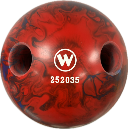 Kegelkugel Lochkugel 160mm blau/rot marmoriert Typ Winner Kegelkugel Lochkugel 160mm blau/rot marmoriert Typ Winner