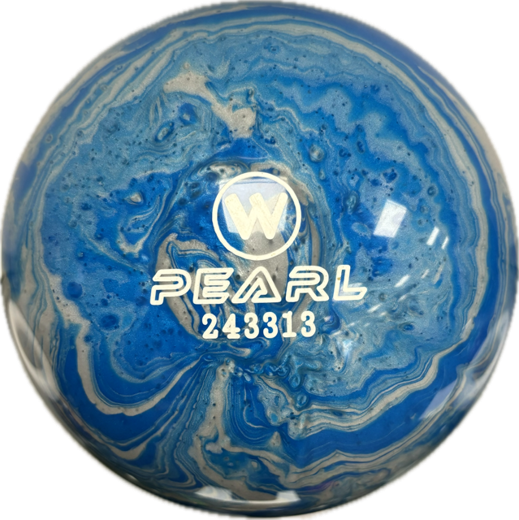 Kegelkugel Vollkugel 160mm Pearl blau/silber Typ Winner