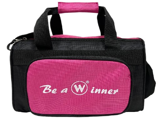 Kugeltasche Winner II black-hot pink