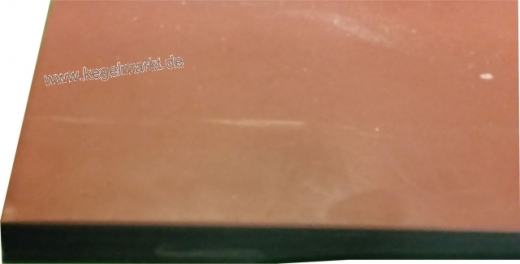 Kugelfangmatte Vollgummi mit Aufhängung Kegelbahn