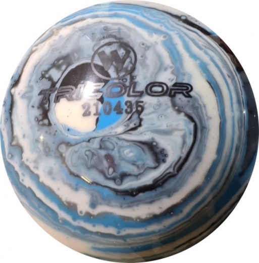 Kegelkugel Vollkugel 160mm TRICOLOR BLAU/SCHWARZ/WEIS Typ Winner