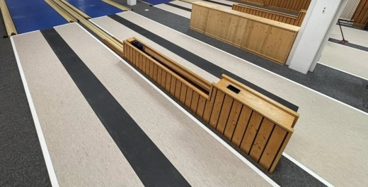 Anlaufbelag LINOSPORT 0.50m x 5.55m x 4mm grey hell