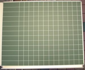 Schreibtafel grn 80 x 100cm mit Linien