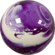 Kegelkugel Vollkugel 160mm violettl/weiß marmoriert Typ Winner