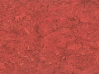 Lino der Abwurfbohle  rot  marmorier 3,2mm*35cm*5,5m