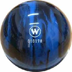 Kegelkugel Vollkugel 140mm blau/schwarz marmoiert Typ Winner Kegelkugel Vollkugel 140mm blau/schwarz marmoiert Typ Winner