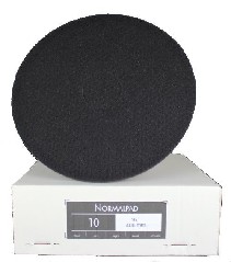 Polierscheibe Pad schwarz 46cm