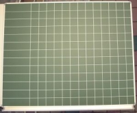 Schreibtafel grün 80 x 100cm mit Linien